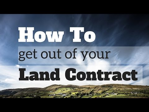 How to Refinance Land Contract