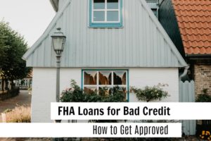 fha loans for bad credit approval