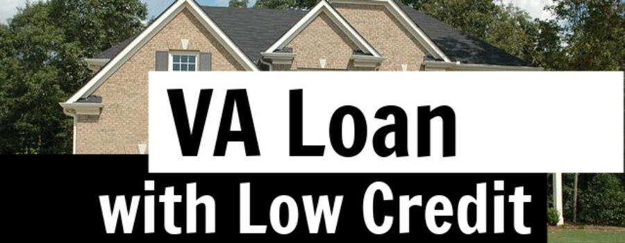 va loan low credit score