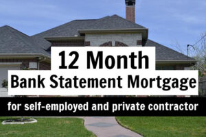 12 month bank statement mortgage
